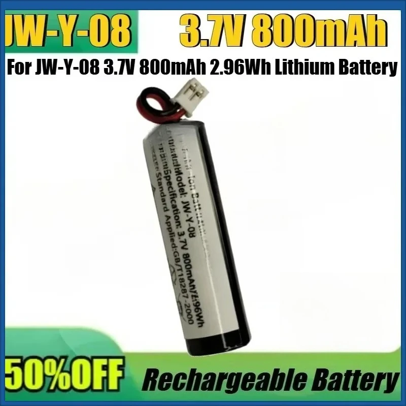 For High Quality JW-Y-08 Rechargeable Battery New 1pce JW-Y-08 3.7V 800mAh 2.96Wh Lithium Battery Accessories
For High Quality JW-Y-08 Rechargeable Battery New 1pce JW-Y-08 3.7V 800mAh 2.96Wh Lithium Battery Accessories