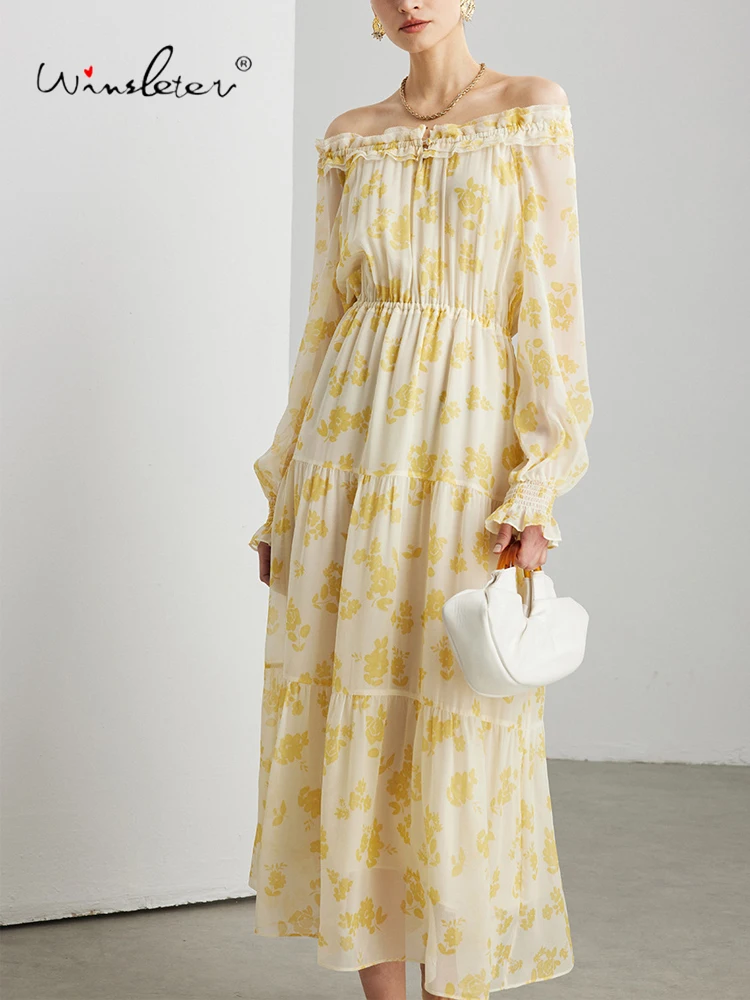 Winsleter-100%Real Silk Qiao Qi Elegant Dress, Long Sleeve Floral Print, Women French Bohemia Dresses, 2026 Summer New D64344CC
Winsleter-100%Real Silk Qiao Qi Elegant Dress, Long Sleeve Floral Print, Women French Bohemia Dresses, 2026 Summer New D64344CC