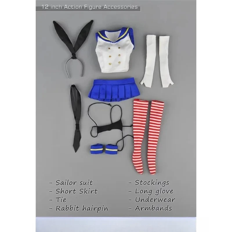 ZY5022 1/6 Scale Sexy Beauty Clothes Rabbit Ear Headband Top Short Skirt Clothes Model for 12inch Action Figures Body Decoration 
ZY5022 1/6 Scale Sexy Beauty Clothes Rabbit Ear Headband Top Short Skirt Clothes Model for 12inch Action Figures Body Decoration