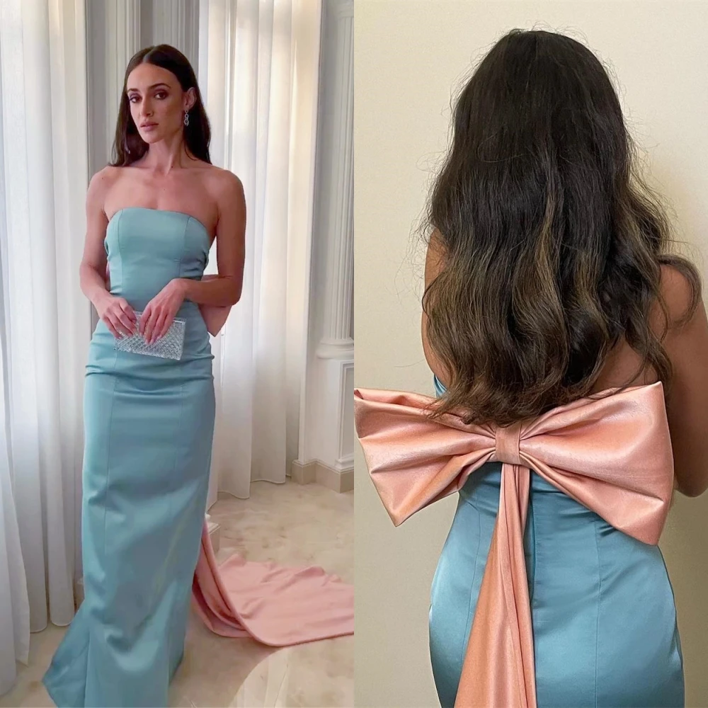 Customized Ball Exquisite Strapless Mermaid Sweep/Brush Evening Dresses Bows s Formal Occasion Gown Платье Вечернеевечернее Женс
Customized Ball Exquisite Strapless Mermaid Sweep/Brush Evening Dresses Bows s Formal Occasion Gown Платье Вечернеевечернее Женс