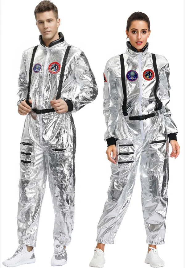 Astronaut Costume Adult Women Men Silver Alien Spaceman Pilots Outfit Halloween Cosplay Fancy Dress
Astronaut Costume Adult Women Men Silver Alien Spaceman Pilots Outfit Halloween Cosplay Fancy Dress