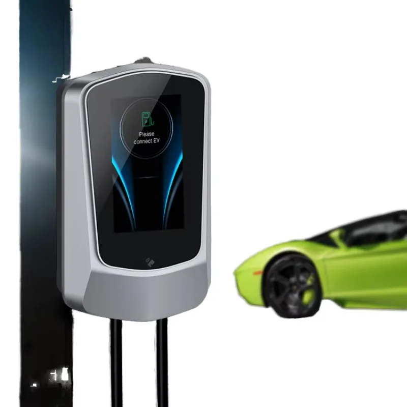 GBT Standard 7 Inch High Power Wall-Mounted Household 7KW 11KW 22KW 32A/16A New 5m Cable Electric Vehicle Charging EV Charger
GBT Standard 7 Inch High Power Wall-Mounted Household 7KW 11KW 22KW 32A/16A New 5m Cable Electric Vehicle Charging EV Charger