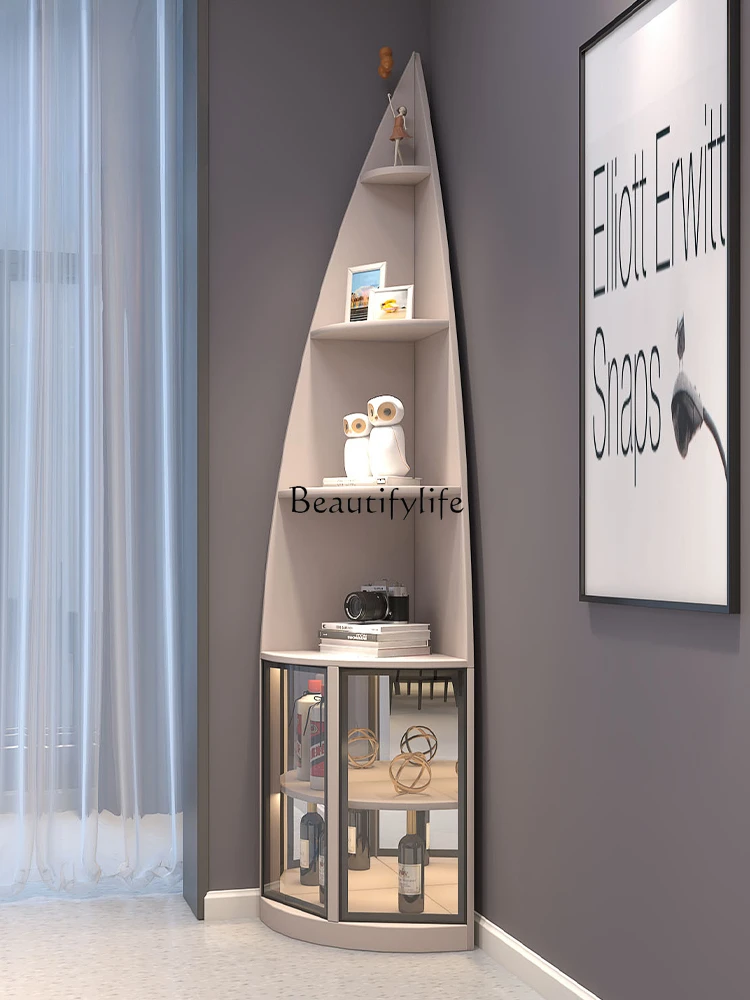 Light Luxury Corner Corner Cabinet Living Room Modern Minimalist Floor Glass Bedroom Storage Cabinet
Light Luxury Corner Corner Cabinet Living Room Modern Minimalist Floor Glass Bedroom Storage Cabinet