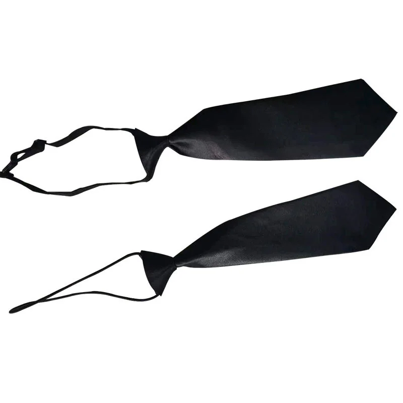 Japanese And Korean Versions Tie Rubber Band Ties Of School Uniforms Both Men And Women Free Wearing Pure Black Student Ties
Japanese And Korean Versions Tie Rubber Band Ties Of School Uniforms Both Men And Women Free Wearing Pure Black Student Ties
