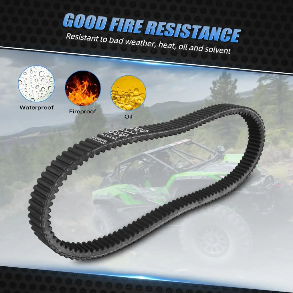For Kawasaki UTV Heavy Duty CVT Drive Belt chloroprene Rubber Aramid String Cords Teryx KRX1000 KRF1000 Special Edition 2023
For Kawasaki UTV Heavy Duty CVT Drive Belt chloroprene Rubber Aramid String Cords Teryx KRX1000 KRF1000 Special Edition 2023