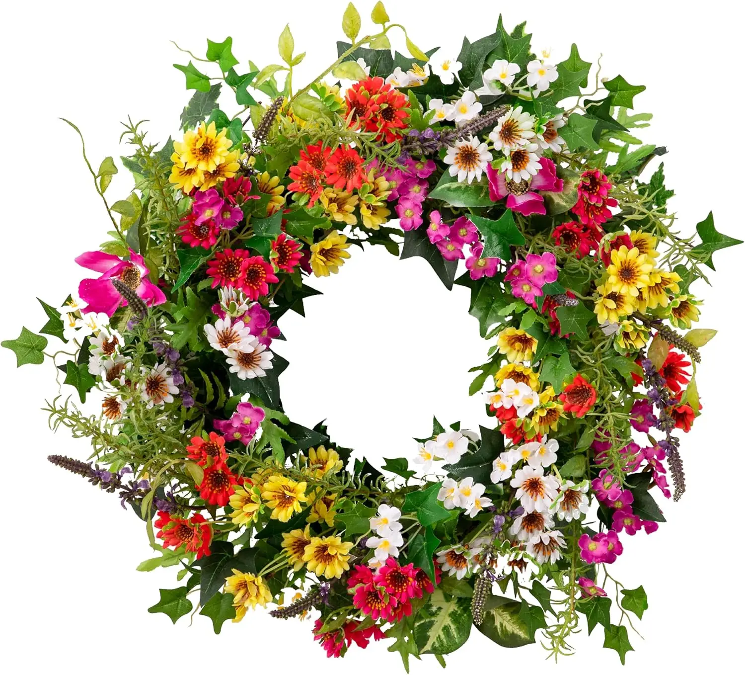 Outdoor Meadow Spring & Summer Wreath - 22" Premium UV-Protected Floral Door Wreath for Front Door, Patio, Garden & Year-Round O
Outdoor Meadow Spring & Summer Wreath - 22" Premium UV-Protected Floral Door Wreath for Front Door, Patio, Garden & Year-Round O