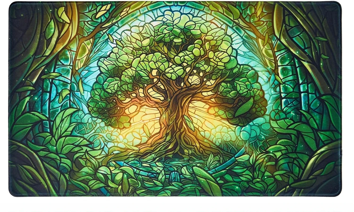 Original Handcrafted Art, Non-Slip TCG Playmat with Rubber Bottom and Stitched Edges
Original Handcrafted Art, Non-Slip TCG Playmat with Rubber Bottom and Stitched Edges