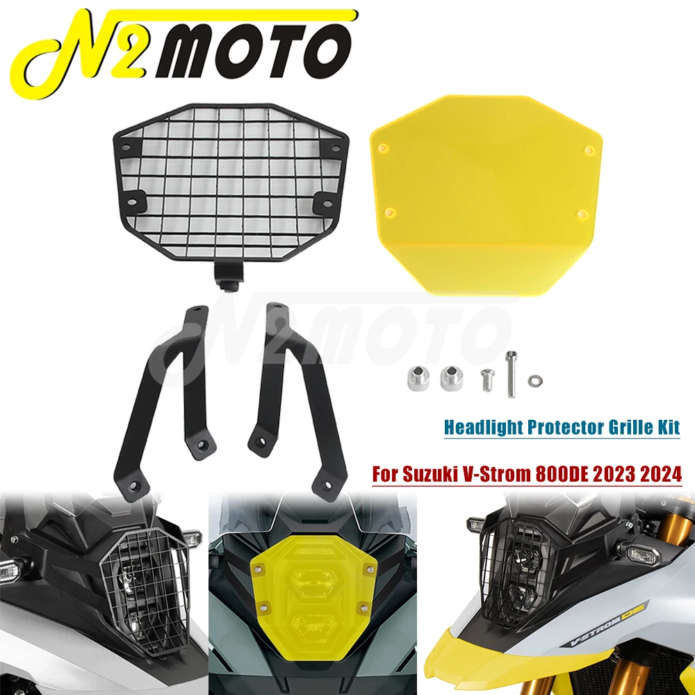 Motorcycle Headlight Protection Lens Headlamp Guard Frame Front Lamp Grille Protector Cover For Suzuki V-Strom 800DE 2023 2024
Motorcycle Headlight Protection Lens Headlamp Guard Frame Front Lamp Grille Protector Cover For Suzuki V-Strom 800DE 2023 2024