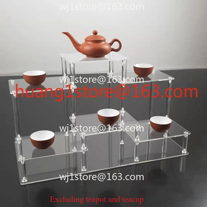 Transparent model cup display jewelry antique tea set storage rack
Transparent model cup display jewelry antique tea set storage rack