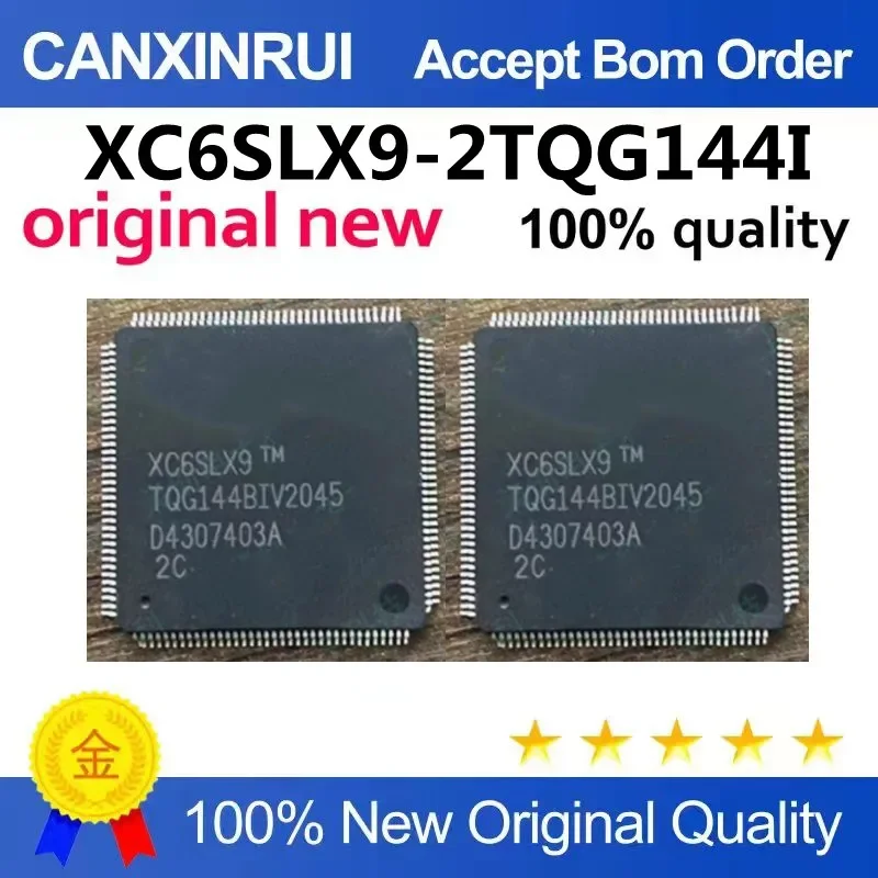 (5-100 pieces)New original XC6SLX9-2TQG144C QFP-144 FPGA programmable array logic chip
(5-100 pieces)New original XC6SLX9-2TQG144C QFP-144 FPGA programmable array logic chip