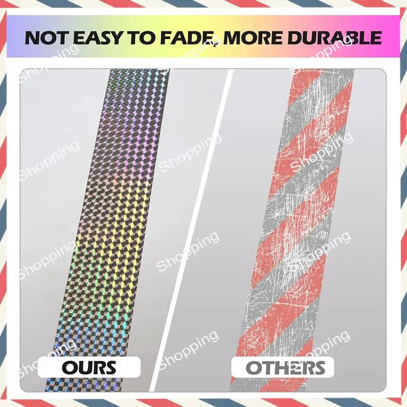 A44M Bird Repellent Tape (200M) Reflective Tape, Outdoor Bird Repellent, Double-Sided Flashing Bird Repellent Tape
A44M Bird Repellent Tape (200M) Reflective Tape, Outdoor Bird Repellent, Double-Sided Flashing Bird Repellent Tape