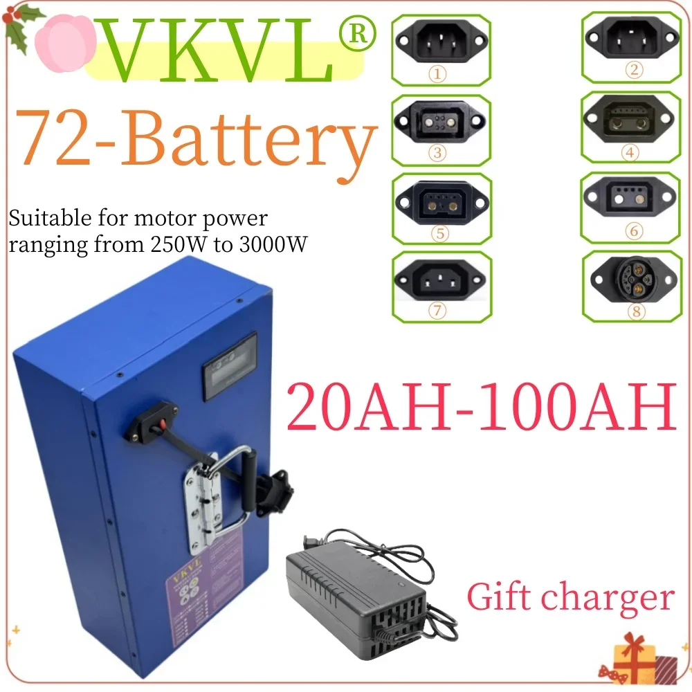 Air fast transportation,72V100AH,Send within 24 hours,18650 lithium battery,Lithium battery pack,Suitable for motors below 3000W
Air fast transportation,72V100AH,Send within 24 hours,18650 lithium battery,Lithium battery pack,Suitable for motors below 3000W