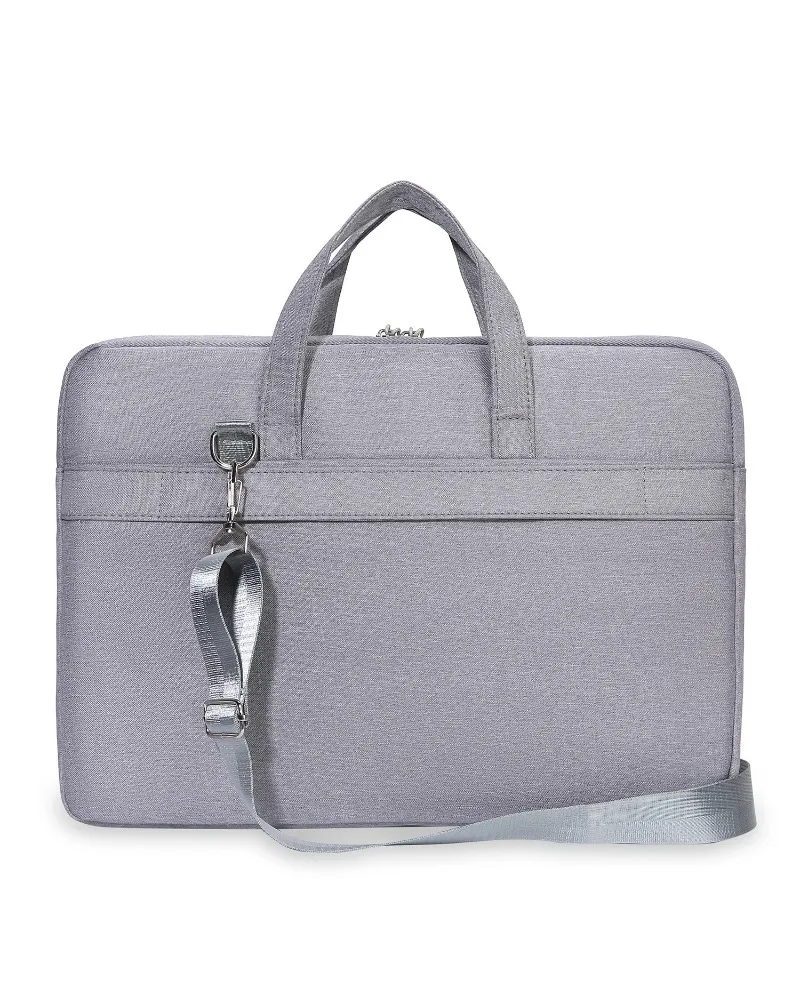 Gray Laptop Shoulder Bag 13 14 15.6 Inch Notebook Briefcase With Detachable Strap Oxford Cloth Water Resistant Handbag
Gray Laptop Shoulder Bag 13 14 15.6 Inch Notebook Briefcase With Detachable Strap Oxford Cloth Water Resistant Handbag