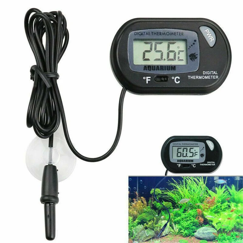 Digital Thermometer Aquarium Water Tank Temperature Thermometer LCD Waterproof Fish Meter Aquatic Pet Supplies Thermometer
Digital Thermometer Aquarium Water Tank Temperature Thermometer LCD Waterproof Fish Meter Aquatic Pet Supplies Thermometer