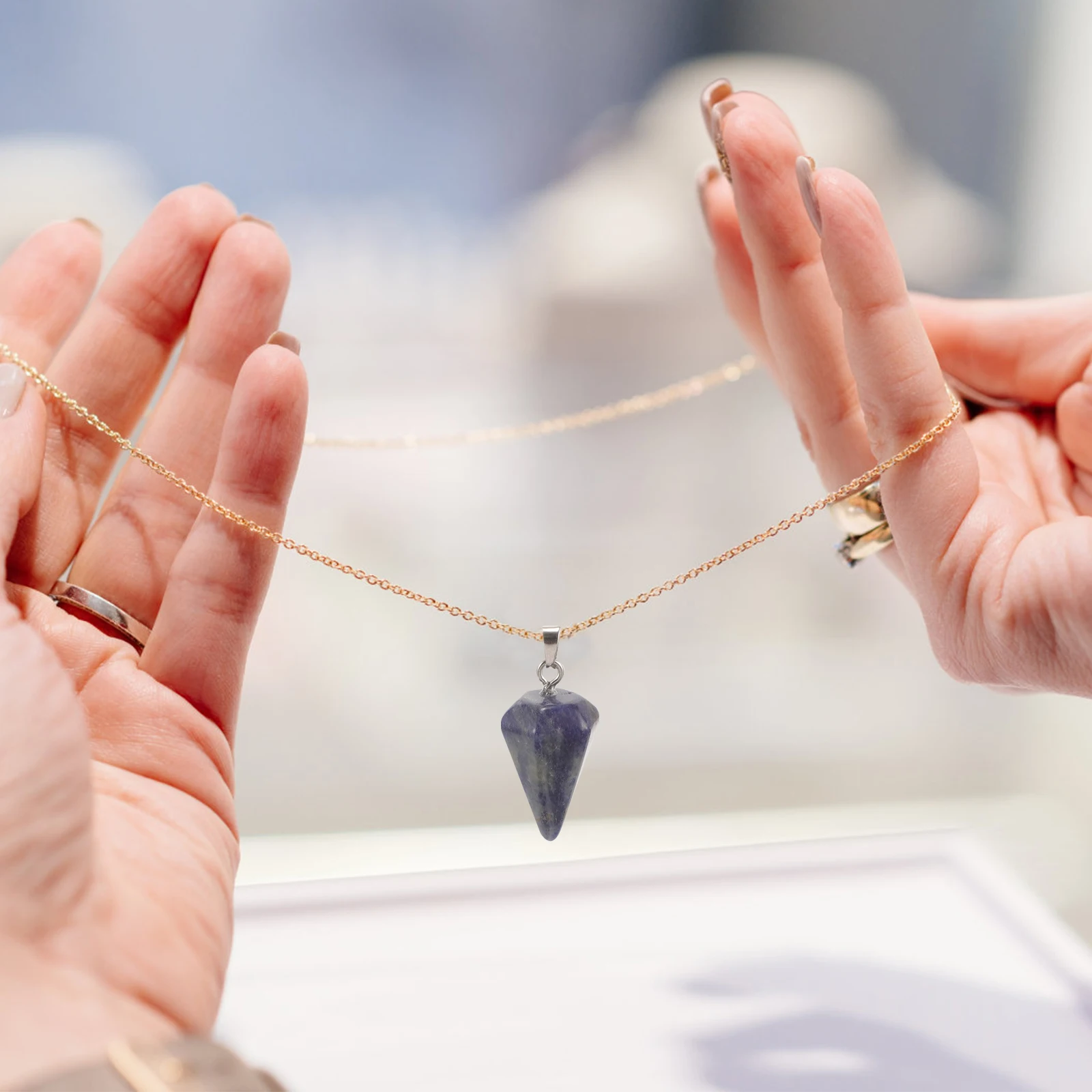 8 Pcs Gemstone Pendant Cone Charms Amethyst Lapis Green Agate Polished Crystals DIY Necklace Bracelet Accessories
8 Pcs Gemstone Pendant Cone Charms Amethyst Lapis Green Agate Polished Crystals DIY Necklace Bracelet Accessories