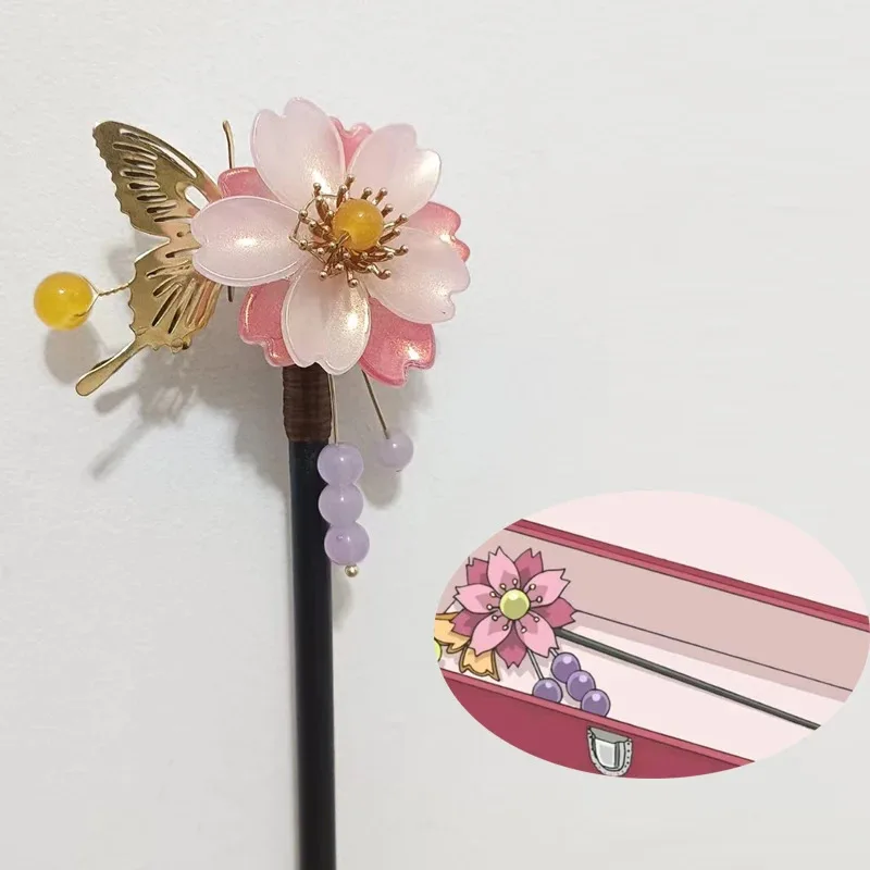 Pink Kanzashi Hairpin Cosplay Handmade For Kimono Halloween Christmas Party Hair Stick Gift
Pink Kanzashi Hairpin Cosplay Handmade For Kimono Halloween Christmas Party Hair Stick Gift