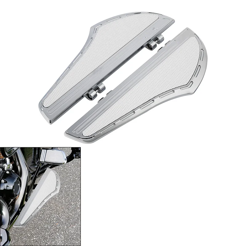 Motorcycle Front Driver Floorboard Footboard For Harley Softail FL Touring 2000-2017 Dyna 2012-2016 2015 2014 13 Chrome/Black
Motorcycle Front Driver Floorboard Footboard For Harley Softail FL Touring 2000-2017 Dyna 2012-2016 2015 2014 13 Chrome/Black