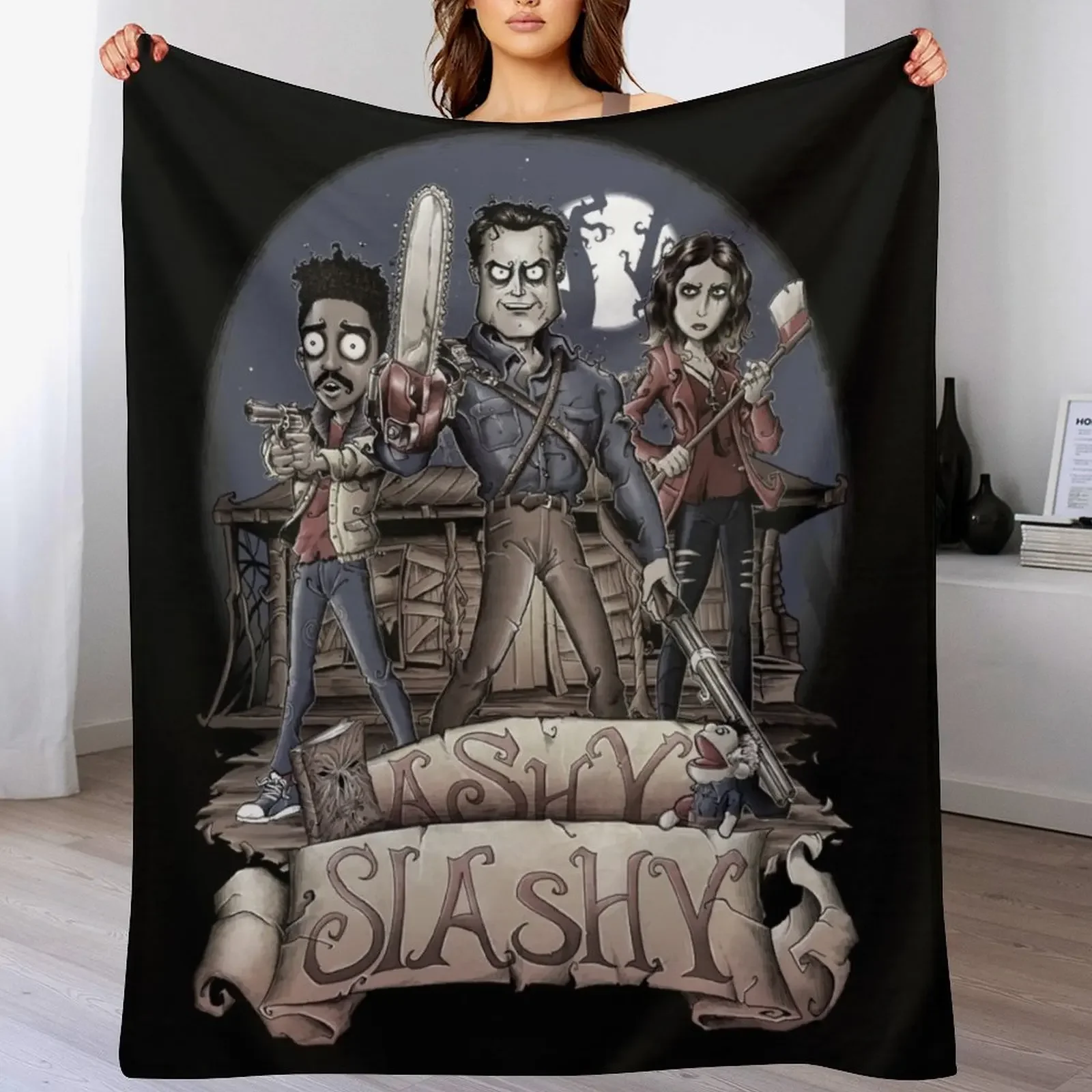 Ashy Slashy Throw Blanket Wrinkle Resistant Lightweight Blanket
Ashy Slashy Throw Blanket Wrinkle Resistant Lightweight Blanket