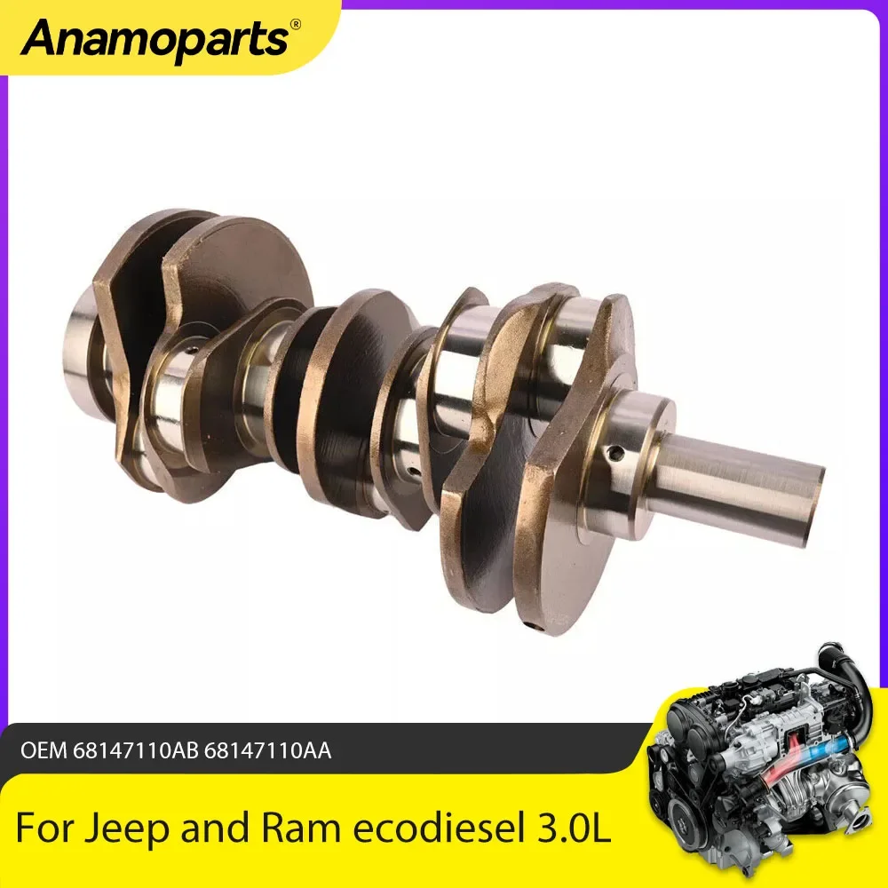 Engine Parts Crankshaft Fit 3.0 L T Diesel EXF For Jeep Grand Cherokee Ram 1500 Ecodiesle 3.0L 3.0T 68147110AB 68147110AA
Engine Parts Crankshaft Fit 3.0 L T Diesel EXF For Jeep Grand Cherokee Ram 1500 Ecodiesle 3.0L 3.0T 68147110AB 68147110AA