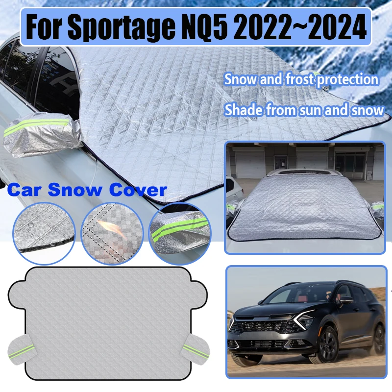 Car Winter Snow Ice Shield For Kia Sportage NQ5 2022~2024 Sunshade Protection Full Wrapped Windshield Rain Cover Car Accessories
Car Winter Snow Ice Shield For Kia Sportage NQ5 2022~2024 Sunshade Protection Full Wrapped Windshield Rain Cover Car Accessories