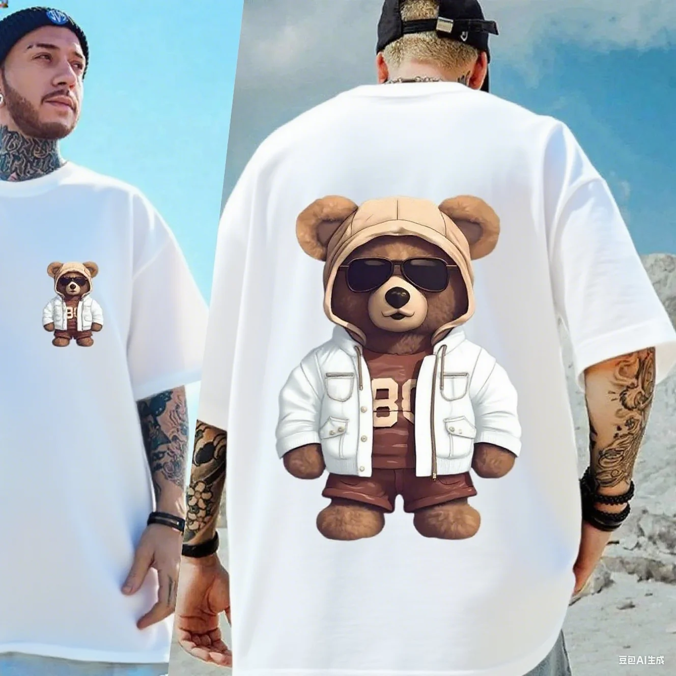 High Quality Cotton T with Cool Bear Design Trendy Printed Brand Pure Cotton T-shirt Short Sleeve Unisex Round Neck Tee S-4XL
High Quality Cotton T with Cool Bear Design Trendy Printed Brand Pure Cotton T-shirt Short Sleeve Unisex Round Neck Tee S-4XL
