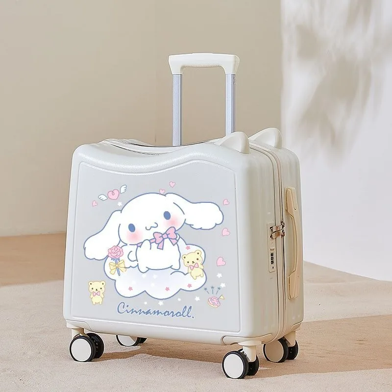 Cinnamoroll Kawaii Children Password Suitcase Kawaii Sanrio Anime Trolley Case Cute Kuromi Pochacco Christmas Gifts for Kids
Cinnamoroll Kawaii Children Password Suitcase Kawaii Sanrio Anime Trolley Case Cute Kuromi Pochacco Christmas Gifts for Kids