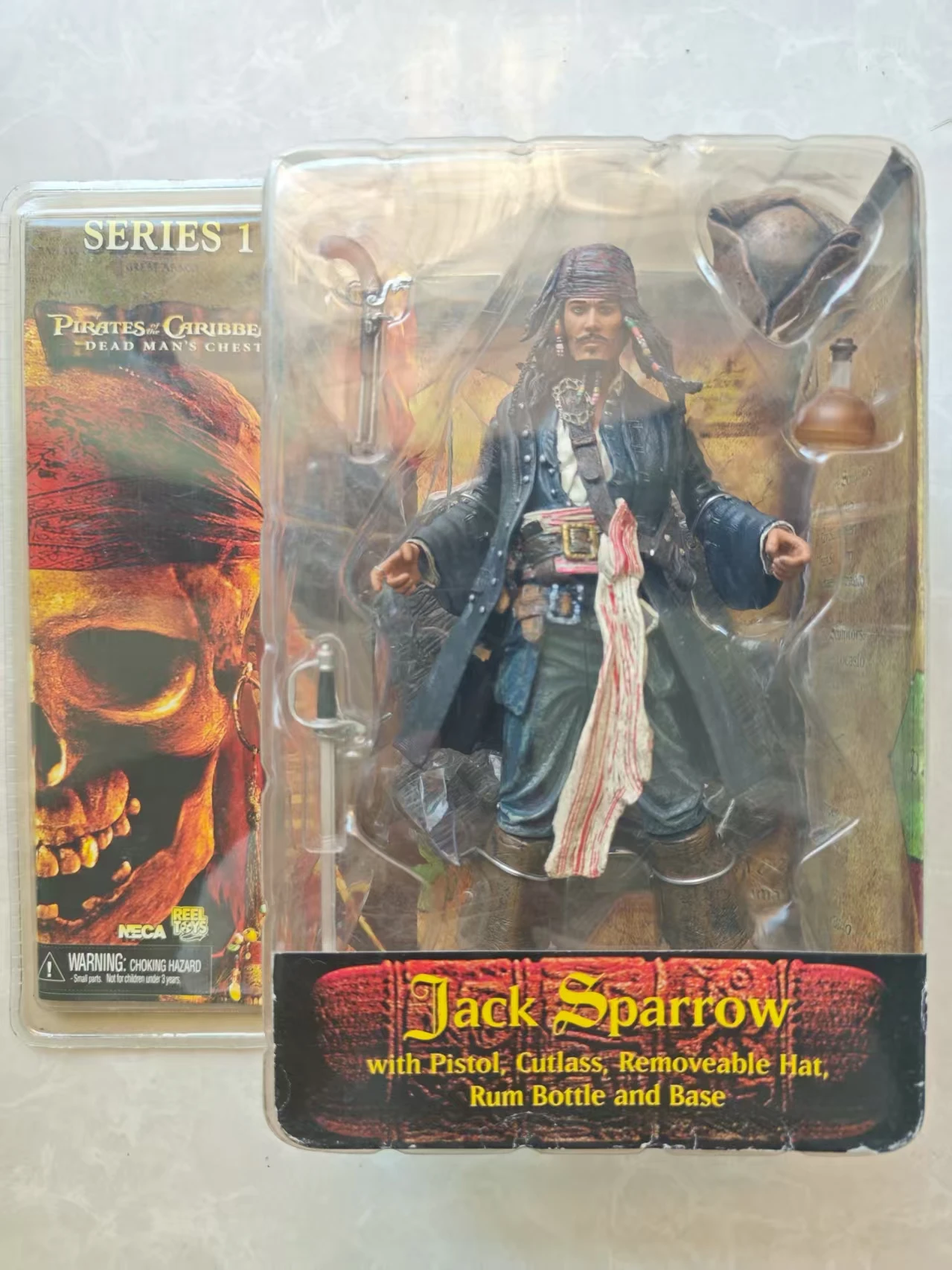 NECA 2004 Pirates Caribbean Jack Sparrow Figure Series 1 Neca Reel Black Pearl Smile Rare Vintage Action figures
NECA 2004 Pirates Caribbean Jack Sparrow Figure Series 1 Neca Reel Black Pearl Smile Rare Vintage Action figures
