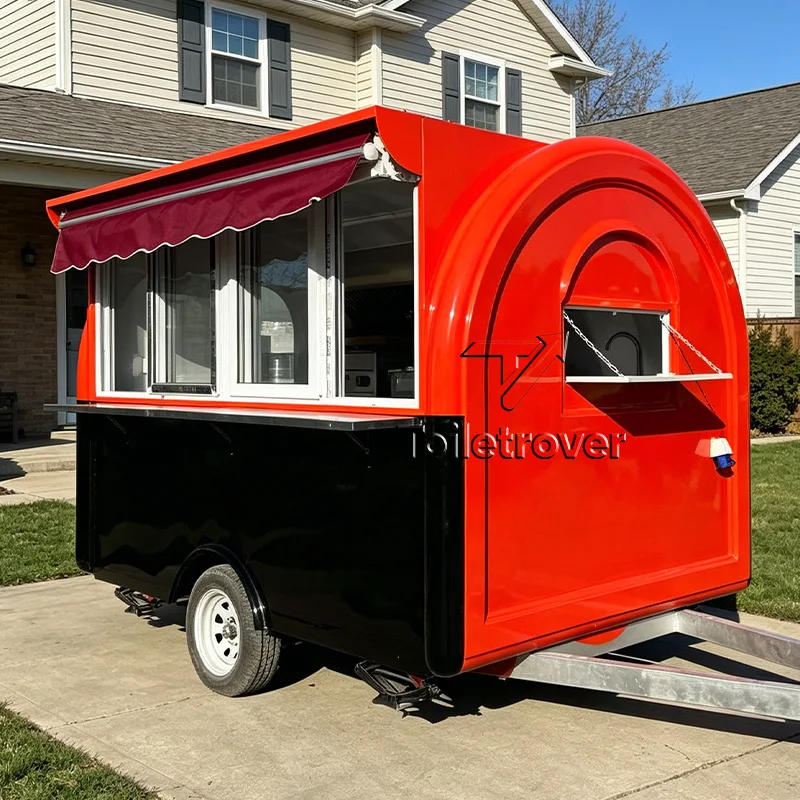 European Fast Food Trailer Hot Dog Food Cart Mobile Food Truck Light Food Truck Trailer for Outdoor Catering Events
European Fast Food Trailer Hot Dog Food Cart Mobile Food Truck Light Food Truck Trailer for Outdoor Catering Events