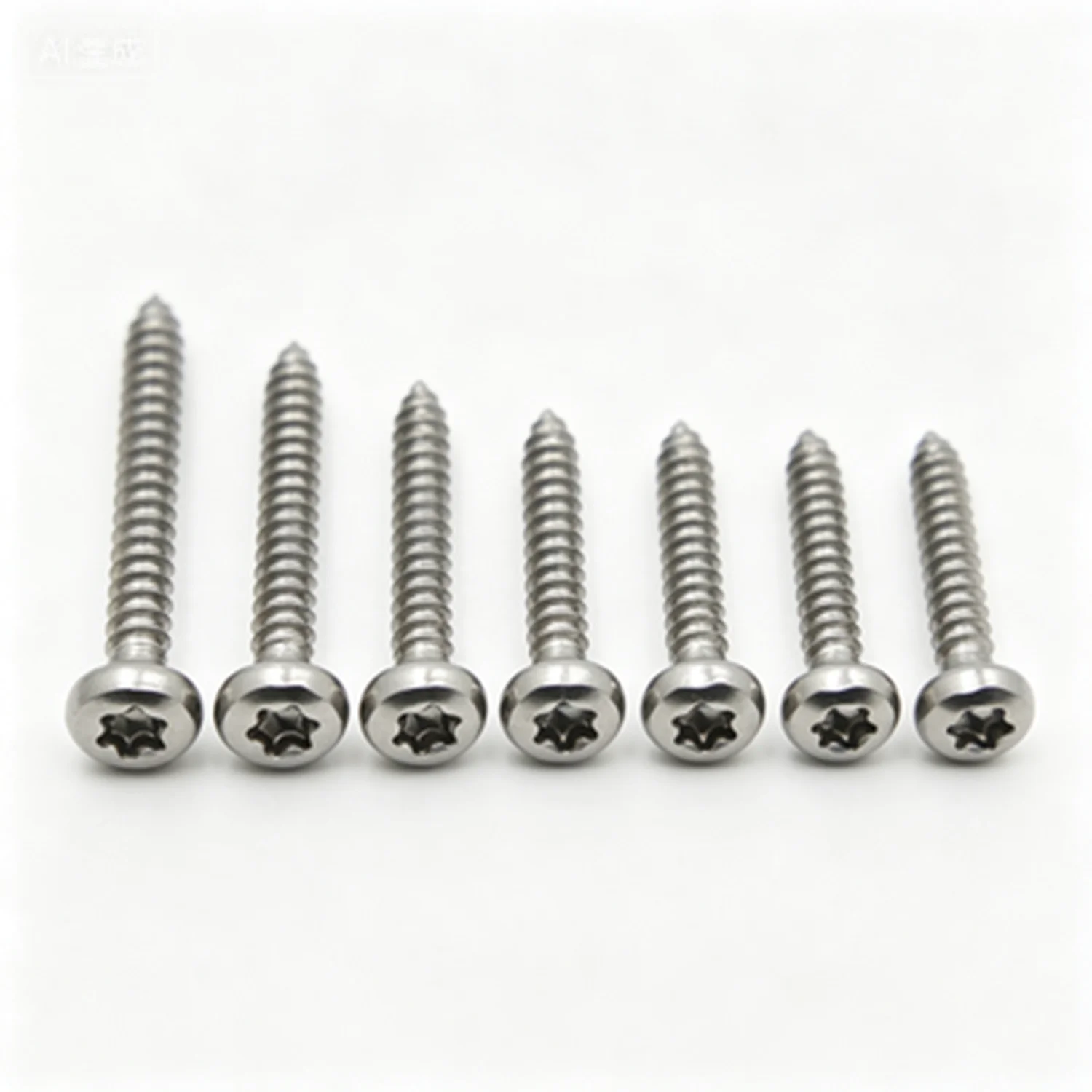 304 Stainless Steel M4 round Pan Head Torx Six Lobe Self Tapping Screw Multiple Lengths And Quantities Available
304 Stainless Steel M4 round Pan Head Torx Six Lobe Self Tapping Screw Multiple Lengths And Quantities Available