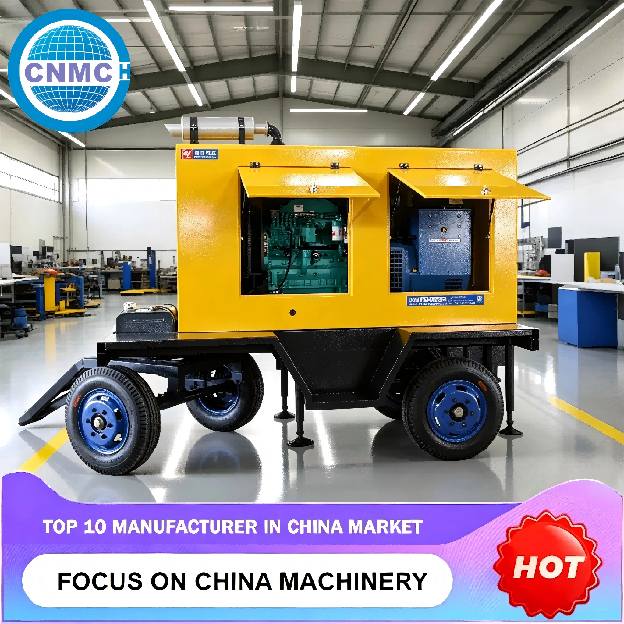 Trailer Type Silent Diesel Generator Customizable Power Generator 110V 220V 380V Made in China Industrial Commercial Use
Trailer Type Silent Diesel Generator Customizable Power Generator 110V 220V 380V Made in China Industrial Commercial Use