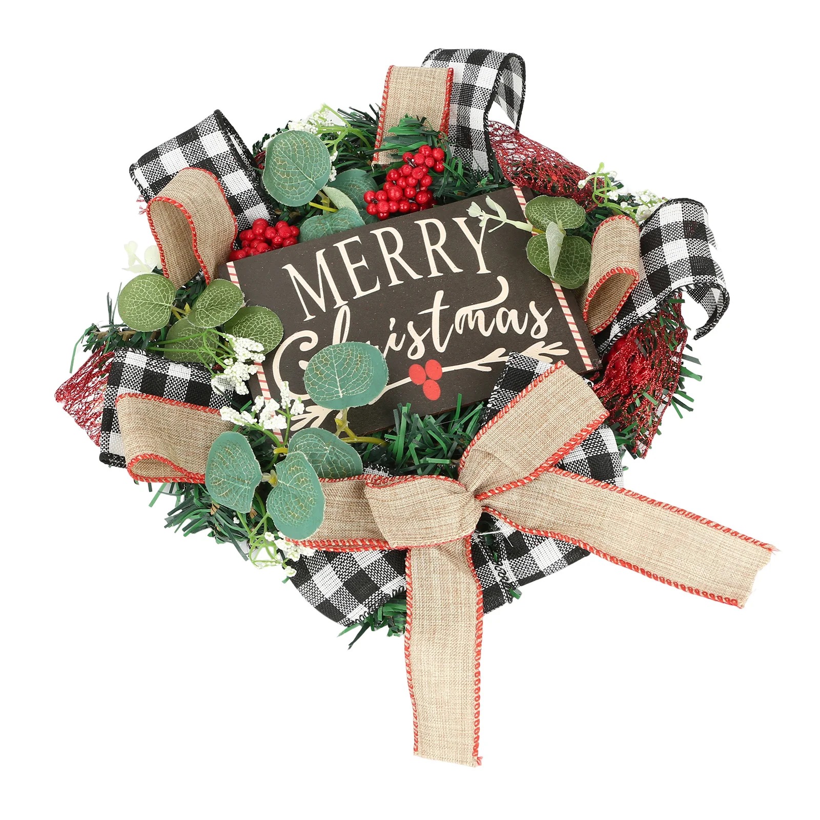 Christmas Window Wall Wreath Rustic Round Decor Delightful Wreath for Outdoor Farmhouse Porch Xuan-US
Christmas Window Wall Wreath Rustic Round Decor Delightful Wreath for Outdoor Farmhouse Porch Xuan-US