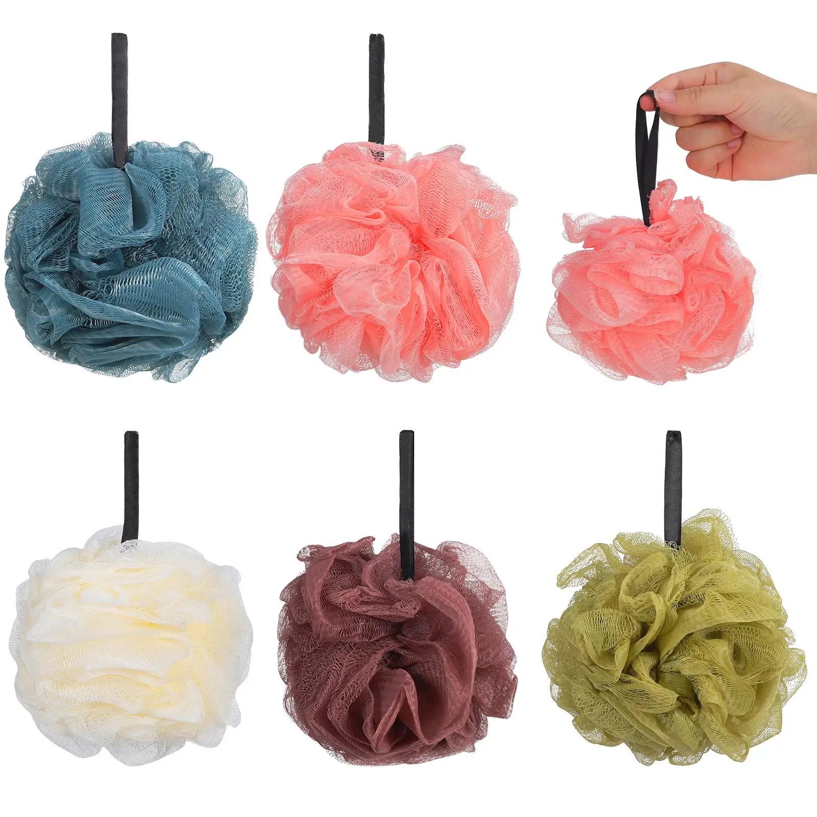 Shower Bath Ball Sponge PE Material Soft Lanyard Exfoliate Clean Skin Body Wash Bathroom Accessories Mesh Nets Ball
Shower Bath Ball Sponge PE Material Soft Lanyard Exfoliate Clean Skin Body Wash Bathroom Accessories Mesh Nets Ball