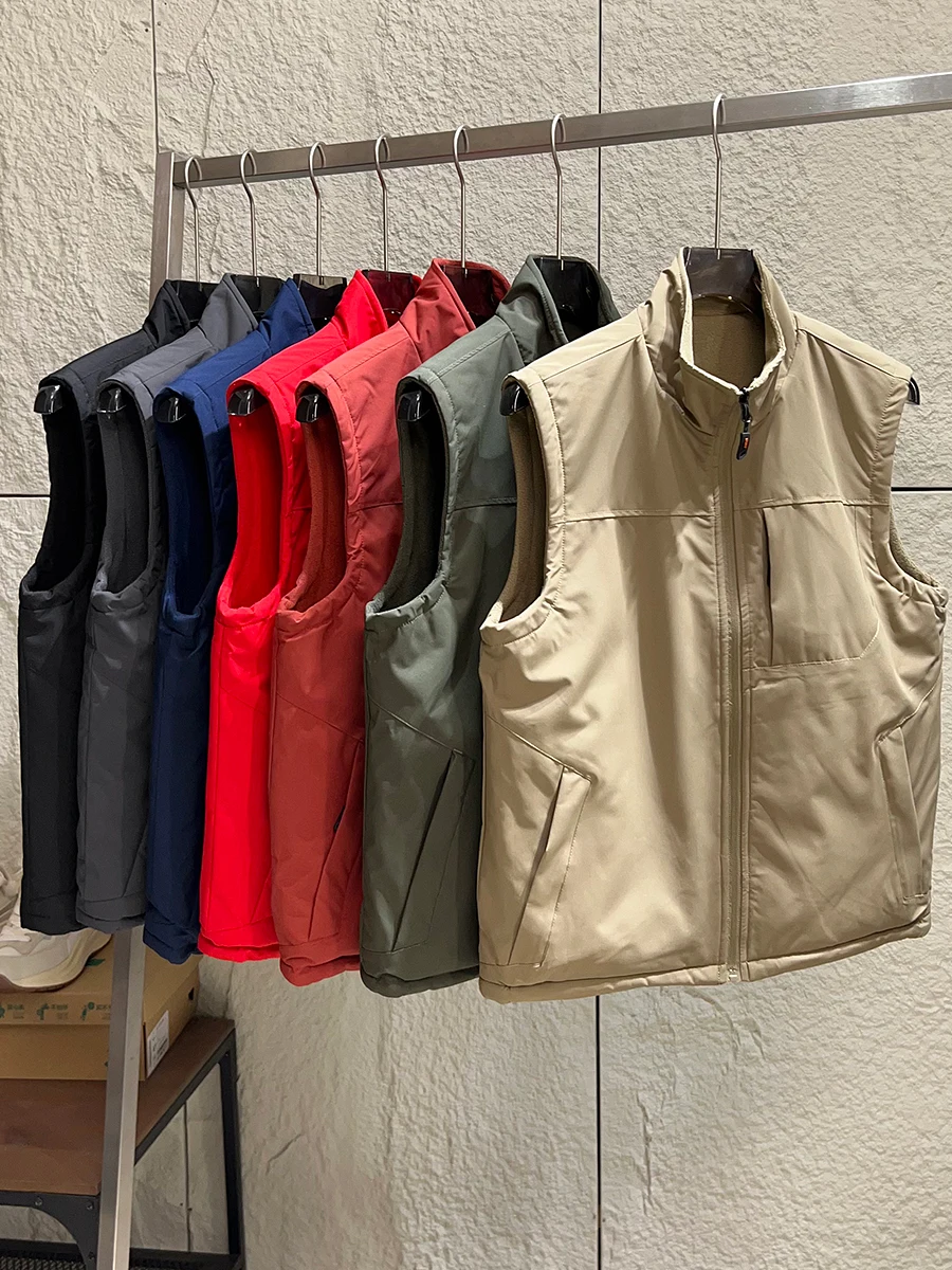 Unisex Double-Sided Wear Outdoor Fleece Vest Windproof Warm Standard Fit Zipper Closure Color Autumn Winter Polyester
Unisex Double-Sided Wear Outdoor Fleece Vest Windproof Warm Standard Fit Zipper Closure Color Autumn Winter Polyester