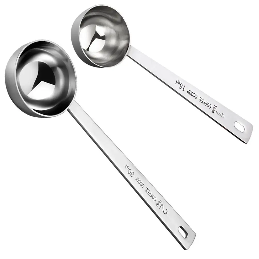2 Pcs 15ml 30ml Measuring Spoon Stainless Powder Baking Kitchen Scale Scoop Easy Clean Comfortable Handle
2 Pcs 15ml 30ml Measuring Spoon Stainless Powder Baking Kitchen Scale Scoop Easy Clean Comfortable Handle