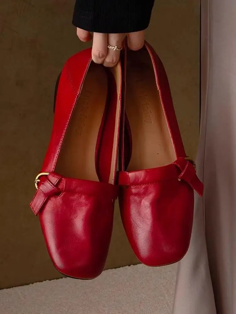 Удобные мягкие женские боты, весенние новые туфли Sle 2022, красные кожаные туфли без шнуровки на низком каблуке с квадратной головкой Faion Single oes
Удобные мягкие женские боты, весенние новые туфли Sle 2022, красные кожаные туфли без шнуровки на низком каблуке с квадратной головкой Faion Single oes