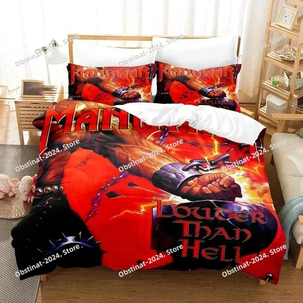 3D Print Heavy Metal Band Manowar Printed Bed Set Duvet Cover Pillowcase Bedding Set Bed Linen Sheet Quilt Cover Full Queen Size
3D Print Heavy Metal Band Manowar Printed Bed Set Duvet Cover Pillowcase Bedding Set Bed Linen Sheet Quilt Cover Full Queen Size