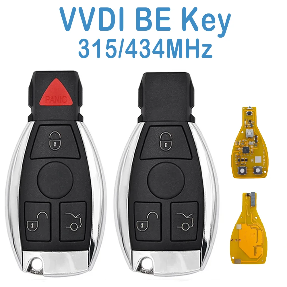 2 Pcs/lot Xhorse VVDI BE Key Pro Auto Smart Card 3/4B 315/434MHz Yellow PCB Replace Car Key Fob For Benz Mercedes W204 W207
2 Pcs/lot Xhorse VVDI BE Key Pro Auto Smart Card 3/4B 315/434MHz Yellow PCB Replace Car Key Fob For Benz Mercedes W204 W207