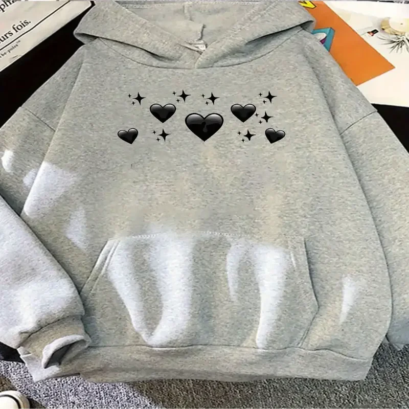 Heart Star Print Hoodie Kangaroo Pocket Casual Womens Autumn Winter Season Streetwear Pullover Sweatshirt Machine Washable
Heart Star Print Hoodie Kangaroo Pocket Casual Womens Autumn Winter Season Streetwear Pullover Sweatshirt Machine Washable
