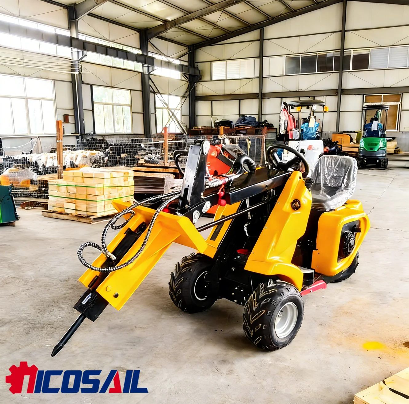 Portable 400kg 3-Wheel Skid Steer Loader with EPA & CE Certificates for Land Clearing & Farm Feeding Work
Portable 400kg 3-Wheel Skid Steer Loader with EPA & CE Certificates for Land Clearing & Farm Feeding Work