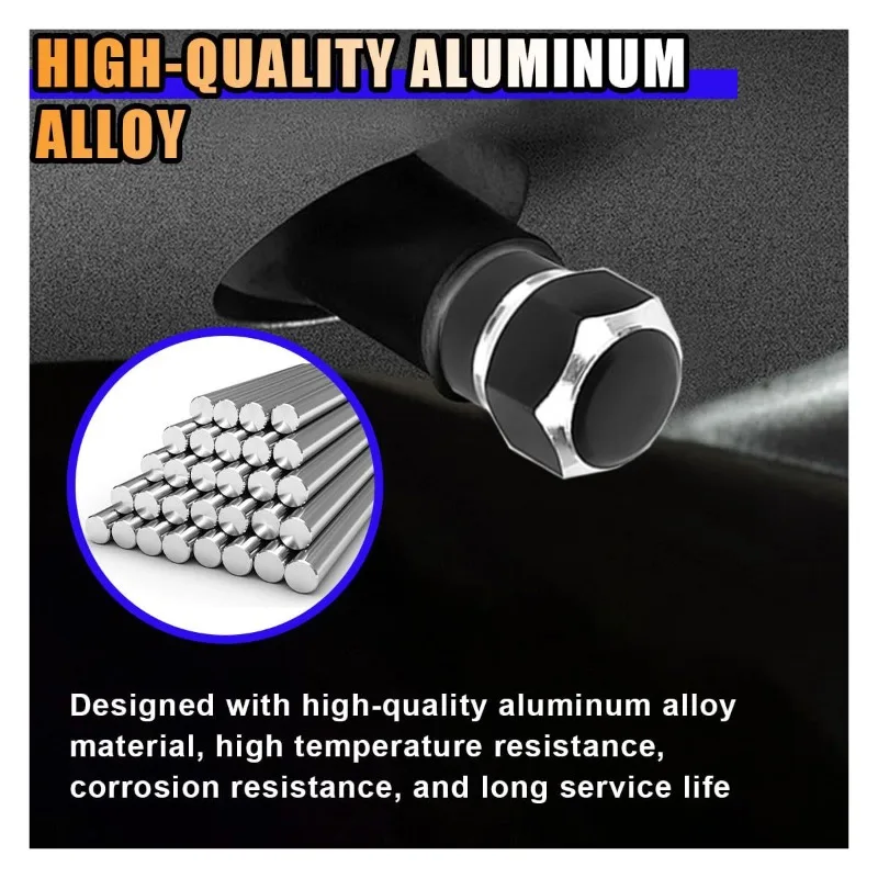Resistant Hexagonal Threaded Tire Valve Caps Universal Auto Motorcycle Bicycle SUV Truck Tyre Hub Protective Replacement Parts
Resistant Hexagonal Threaded Tire Valve Caps Universal Auto Motorcycle Bicycle SUV Truck Tyre Hub Protective Replacement Parts