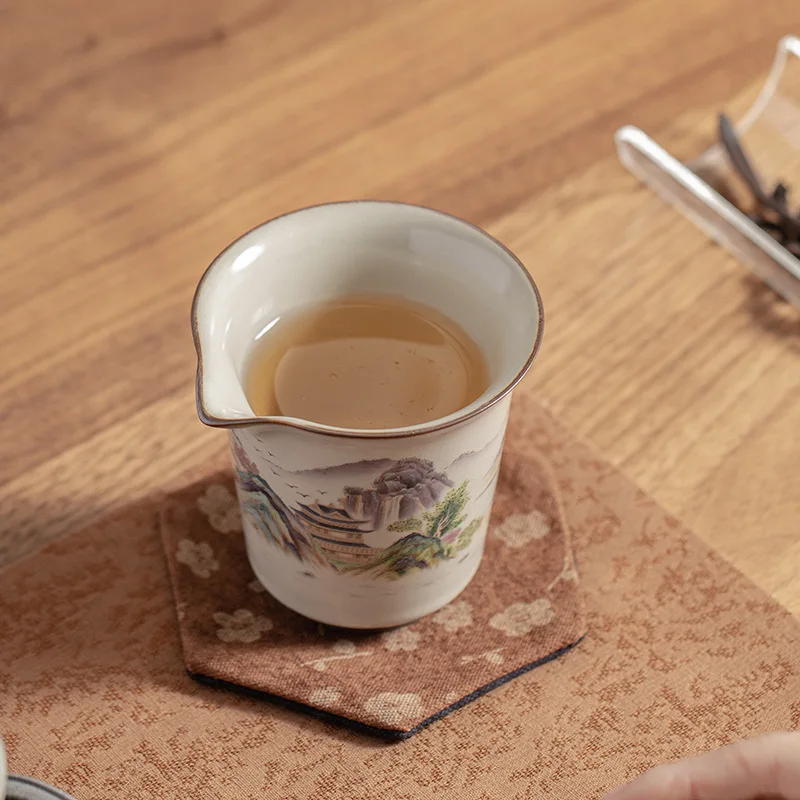 Imitation Song Ru Kiln Qingshan Pitcher Gong Dao Bei Large Size Ceramic Tea Fair Cup Pot Household Mild Luxury Retro
Imitation Song Ru Kiln Qingshan Pitcher Gong Dao Bei Large Size Ceramic Tea Fair Cup Pot Household Mild Luxury Retro