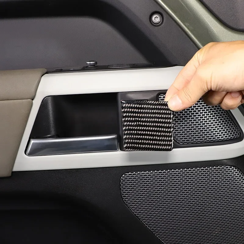 For Land Rover Defender 110 130 2020-2024 Soft Carbon Fiber Car Inner Door Bowl Cover Trim Sticker Car Accessories
For Land Rover Defender 110 130 2020-2024 Soft Carbon Fiber Car Inner Door Bowl Cover Trim Sticker Car Accessories