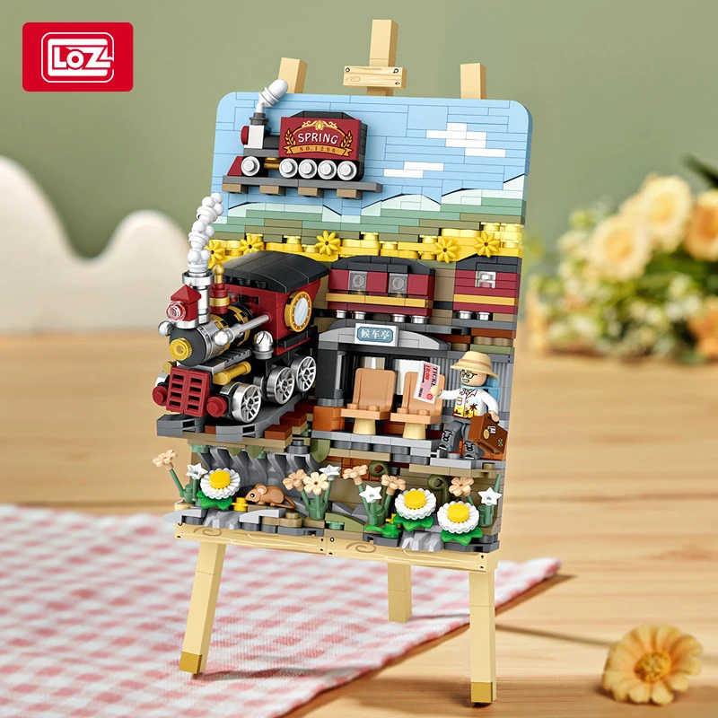 LOZ 3D Painting Assembly Building Block Toy Ornament Model of Spring Train
LOZ 3D Painting Assembly Building Block Toy Ornament Model of Spring Train