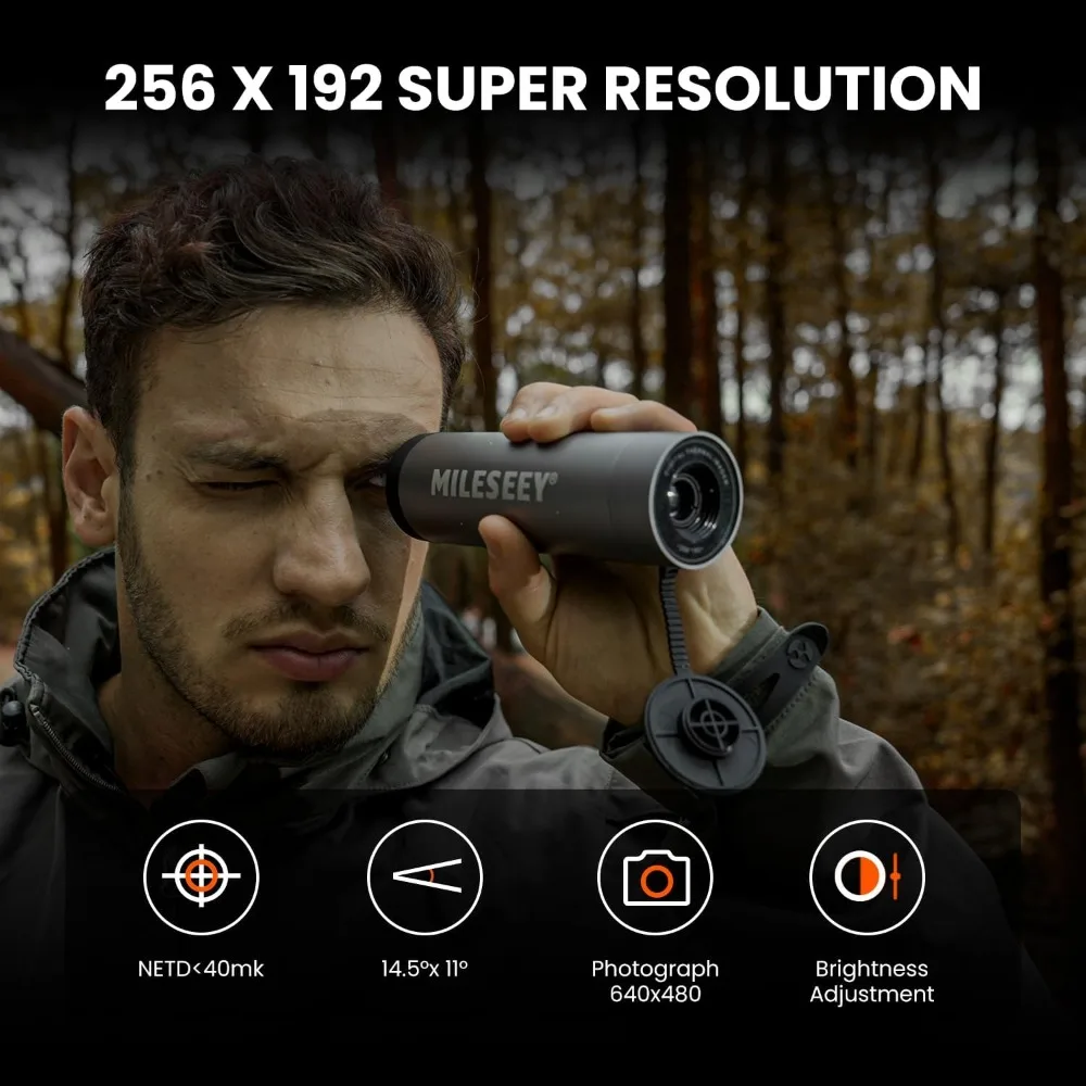 Thermal Monocular Hunter, (25 Hz) TNV10 Aircraft Mg-Al Alloy Thermal Monocular for Hunting Handheld Thermal Imaging
Thermal Monocular Hunter, (25 Hz) TNV10 Aircraft Mg-Al Alloy Thermal Monocular for Hunting Handheld Thermal Imaging