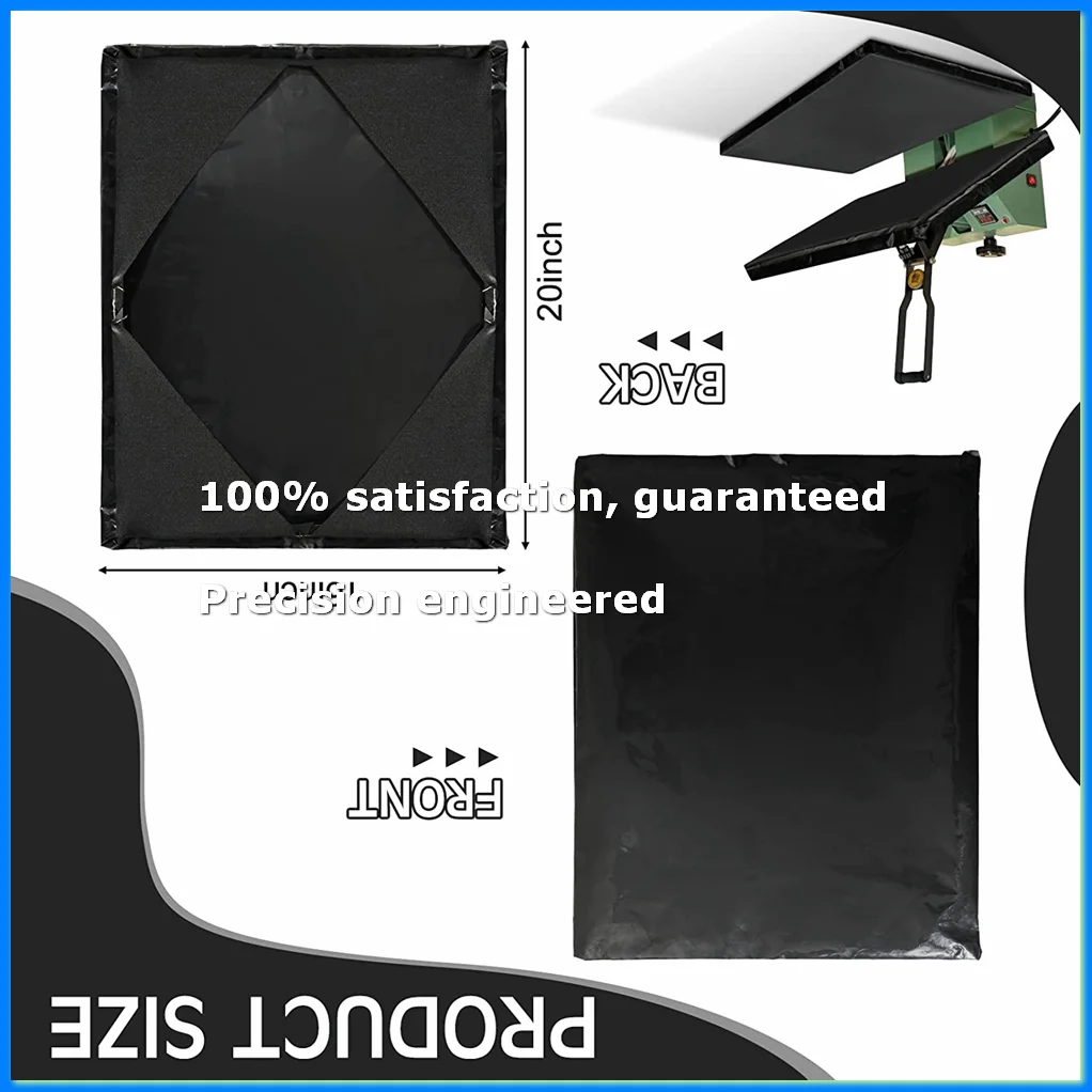Heat Platen Wrap Cover, Heat Heating Plate Protective Cover High Temperature Anti-Stick (2Pcs 16In X20In)-A69M
Heat Platen Wrap Cover, Heat Heating Plate Protective Cover High Temperature Anti-Stick (2Pcs 16In X20In)-A69M