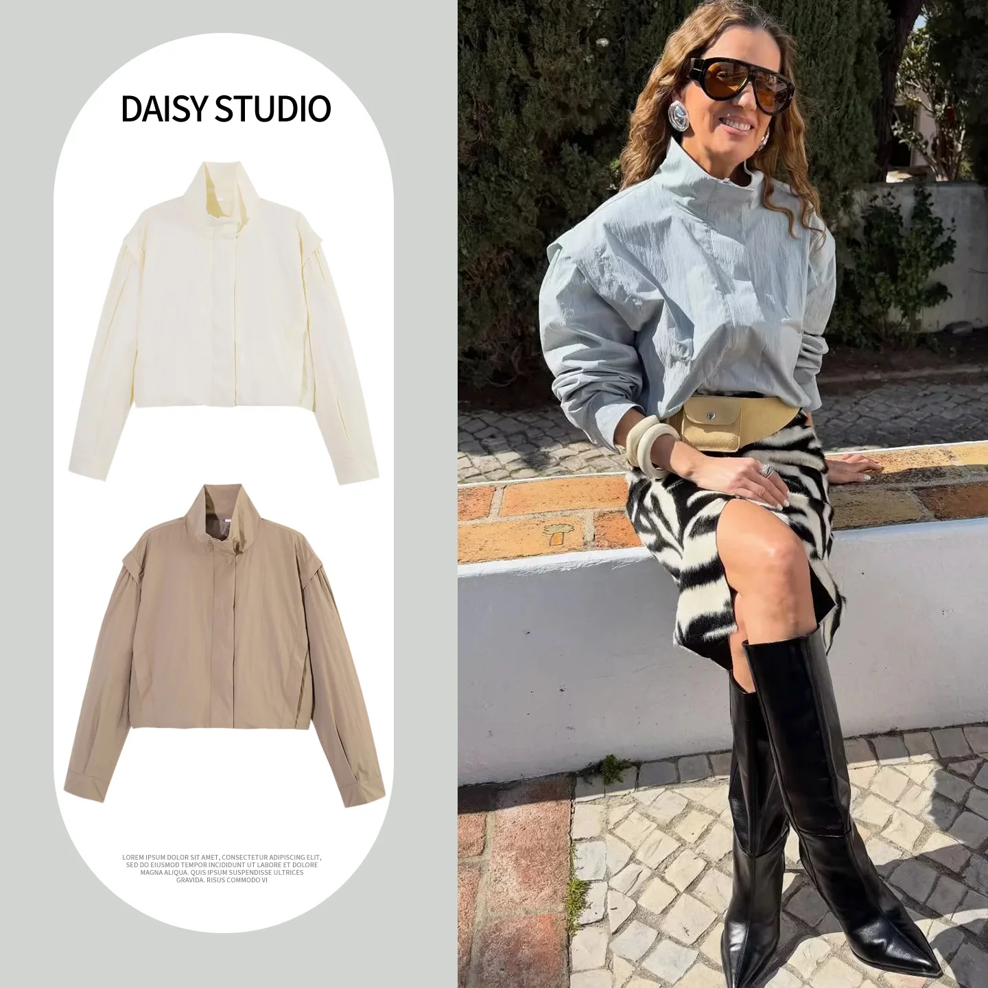 Spring New Arrival Women's Minimalist Style Hidden Button Zipper Long Sleeve Stand Collar Short Jacket Outerwear
Spring New Arrival Women's Minimalist Style Hidden Button Zipper Long Sleeve Stand Collar Short Jacket Outerwear
