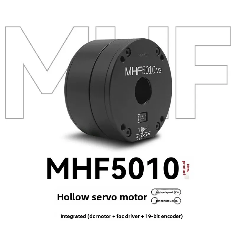 MHF5010 Hollow Shaft DC Brushless Servo Motor – High Precision 19-bit Encoder for Handheld Gimbal
MHF5010 Hollow Shaft DC Brushless Servo Motor – High Precision 19-bit Encoder for Handheld Gimbal