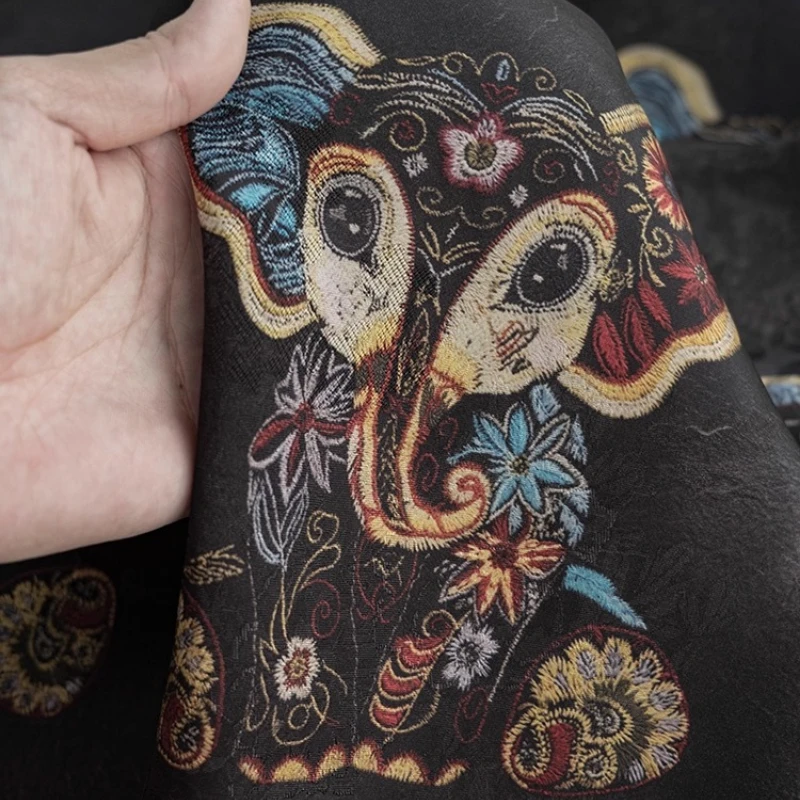 50/100x140 см марлевая жаккардовая ткань с принтом слона в виде ароматного облака для шитья одежды «сделай сам», юбки, платья, пижамы Cheongsam
50/100x140 см марлевая жаккардовая ткань с принтом слона в виде ароматного облака для шитья одежды «сделай сам», юбки, платья, пижамы Cheongsam