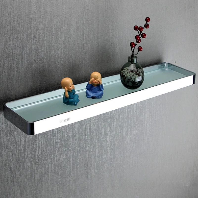 Solid Brass Bathroom Shelf Antibacterial Glass Storage Rack for Sink Area Luxury Mirror-Front Organizer Wall-Mounted Bath Shelf
Solid Brass Bathroom Shelf Antibacterial Glass Storage Rack for Sink Area Luxury Mirror-Front Organizer Wall-Mounted Bath Shelf