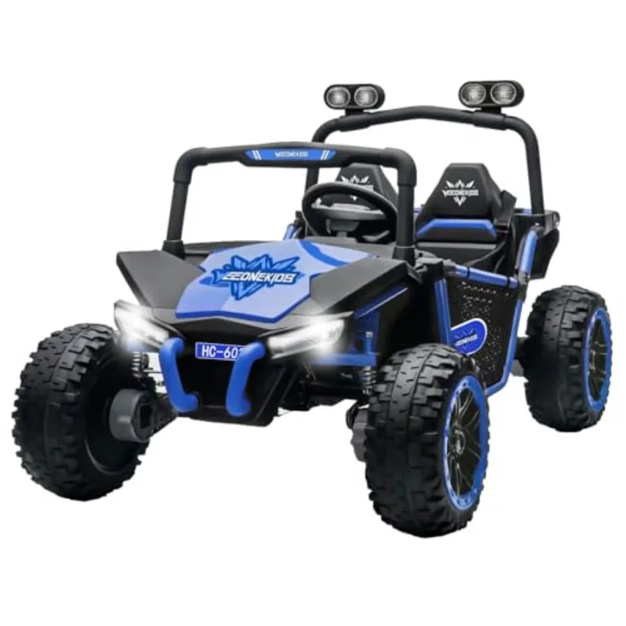Outdoor ride-on toy for big kids, blue 2-seat electric race truck with 4×75W motors, Bluetooth speaker, and 7AH batteryideal fo
Outdoor ride-on toy for big kids, blue 2-seat electric race truck with 4×75W motors, Bluetooth speaker, and 7AH batteryideal fo